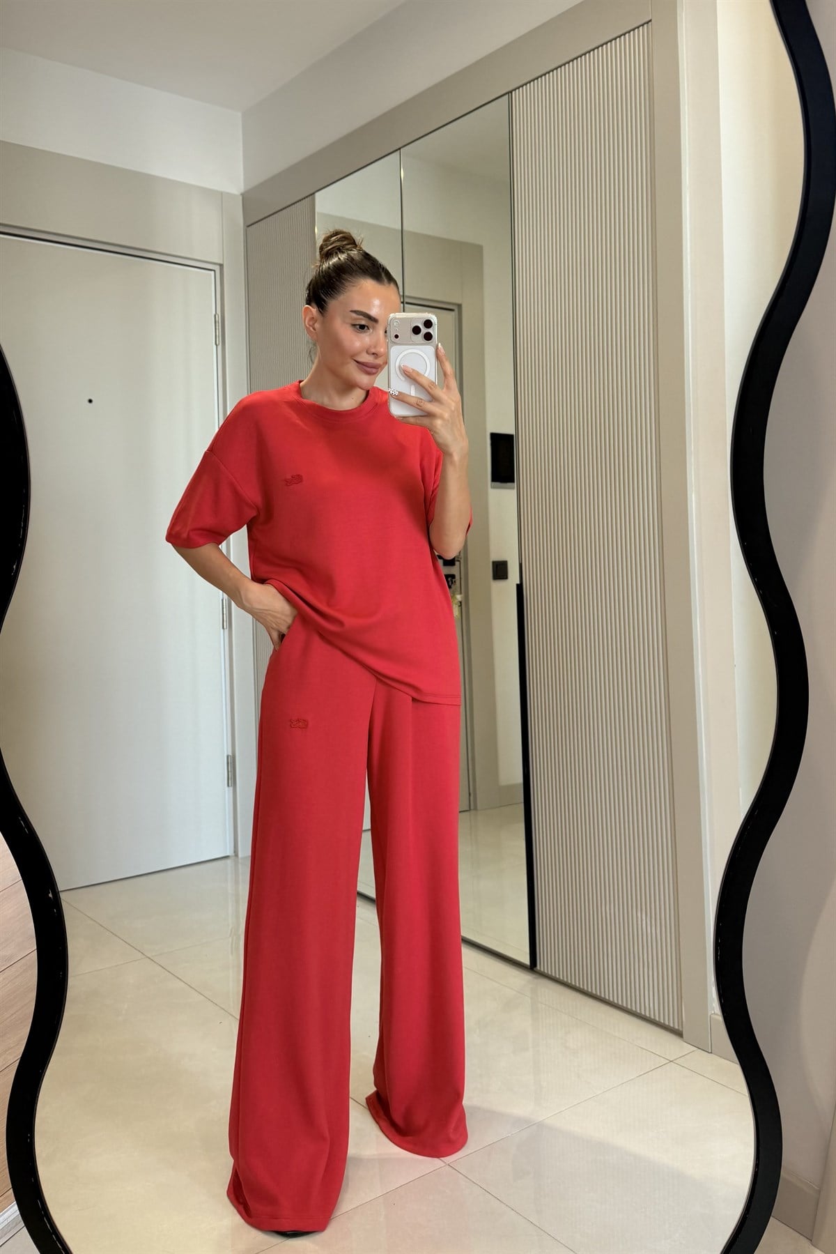 Crocod Kırmızı Marka Model Modal Takım