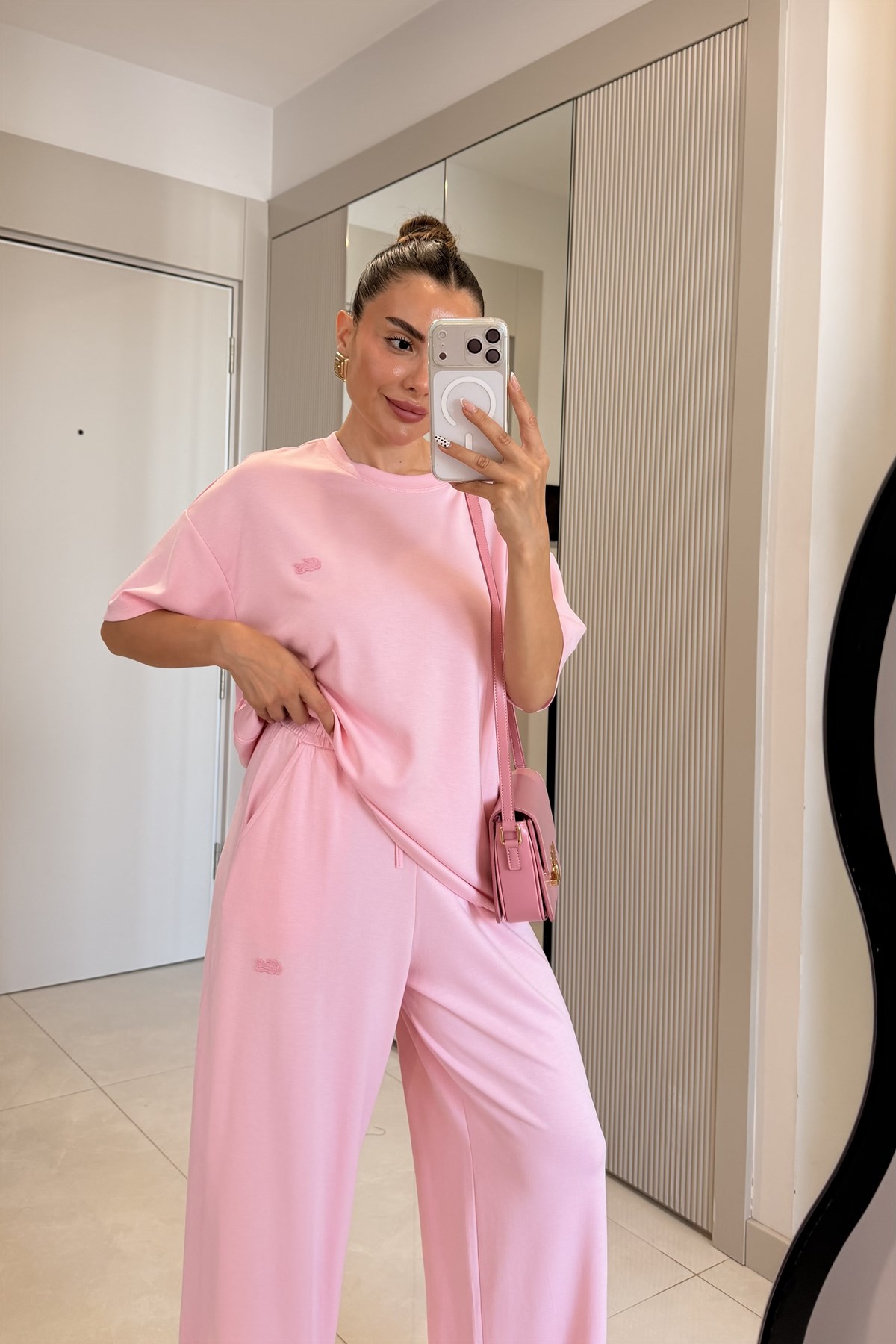 Crocod Pembe Marka Model Modal Takım