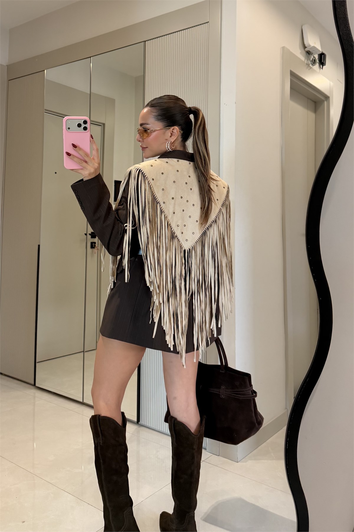 Dakota Püskül Detaylı Tasarım Blazer Ceket