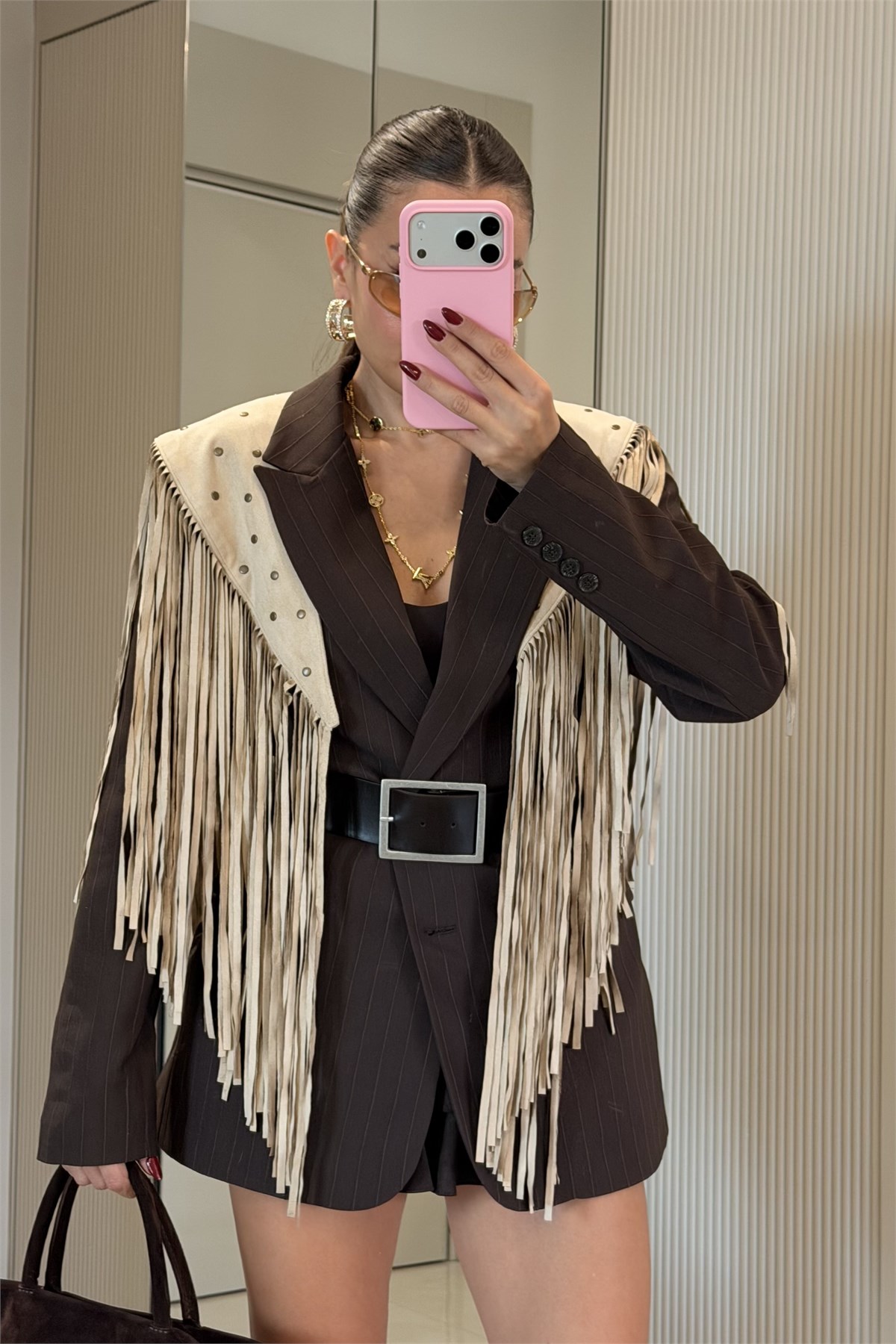 Dakota Püskül Detaylı Tasarım Blazer Ceket