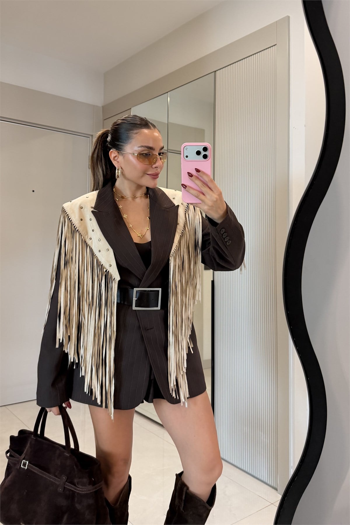 Dakota Püskül Detaylı Tasarım Blazer Ceket
