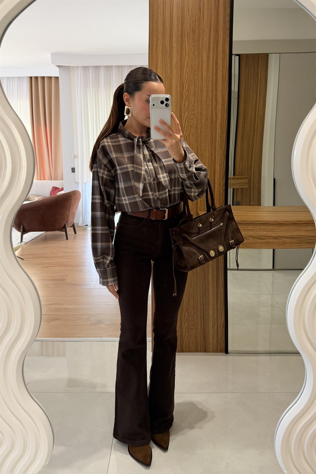 Darci Kahve İspanyol Jean