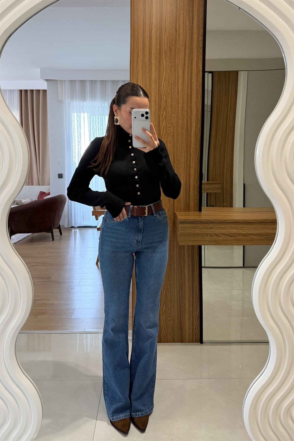 Darci Midblue İspanyol Jean