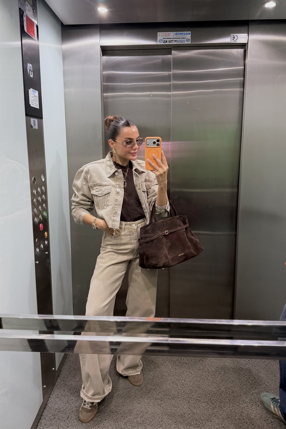 Daria Haki Yıkama Straight Jean