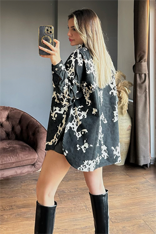 Darknes leo oversize gömlek ceket