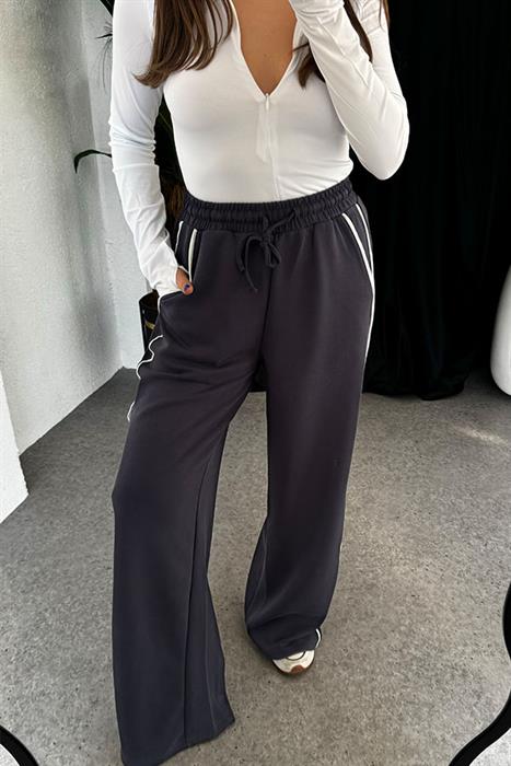 Dativus Füme Şeritli Modal Eşofman Altı 