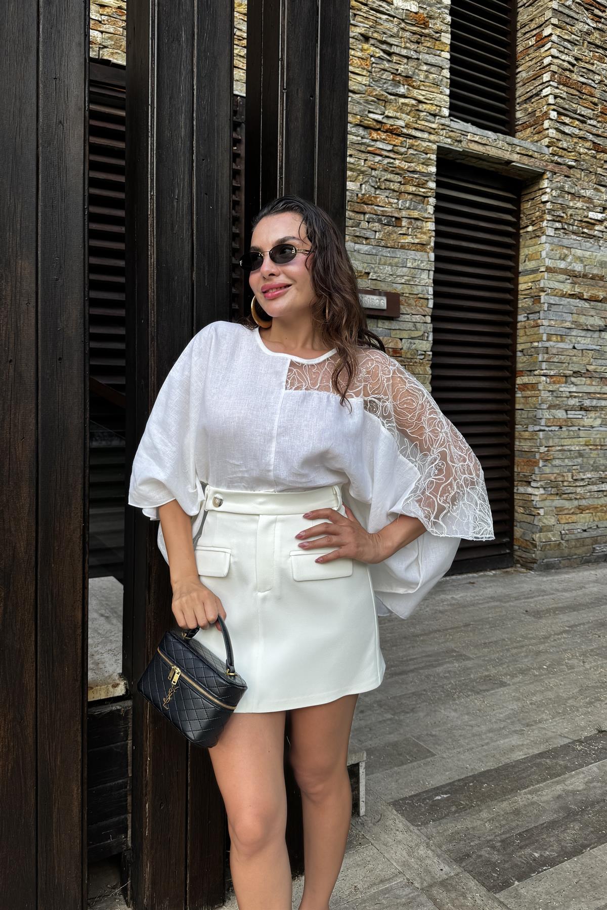 Dawson Keten Özel Tasarım Premium Bluz