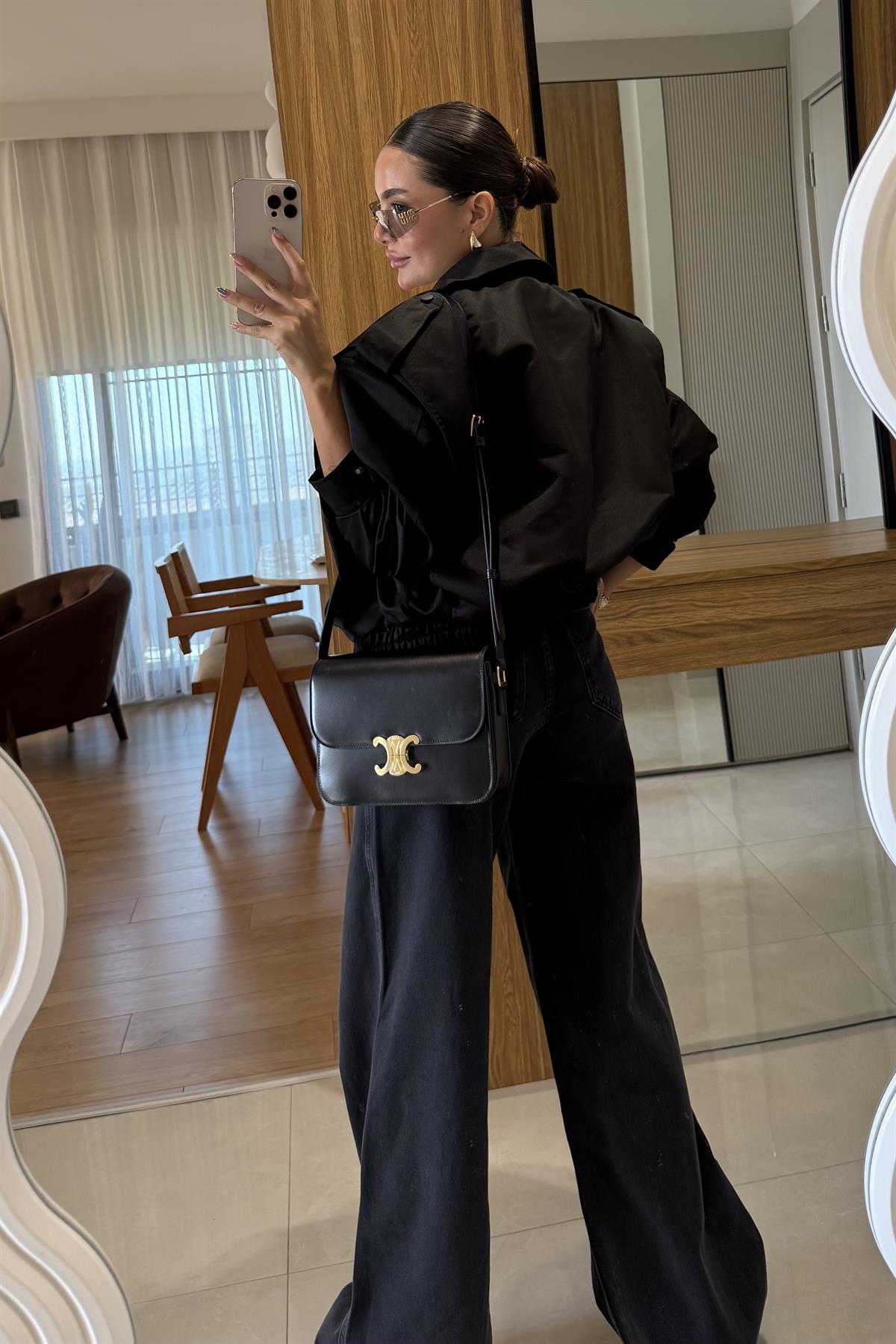 Donato Siyah Bomber Vatkalı Ceket 