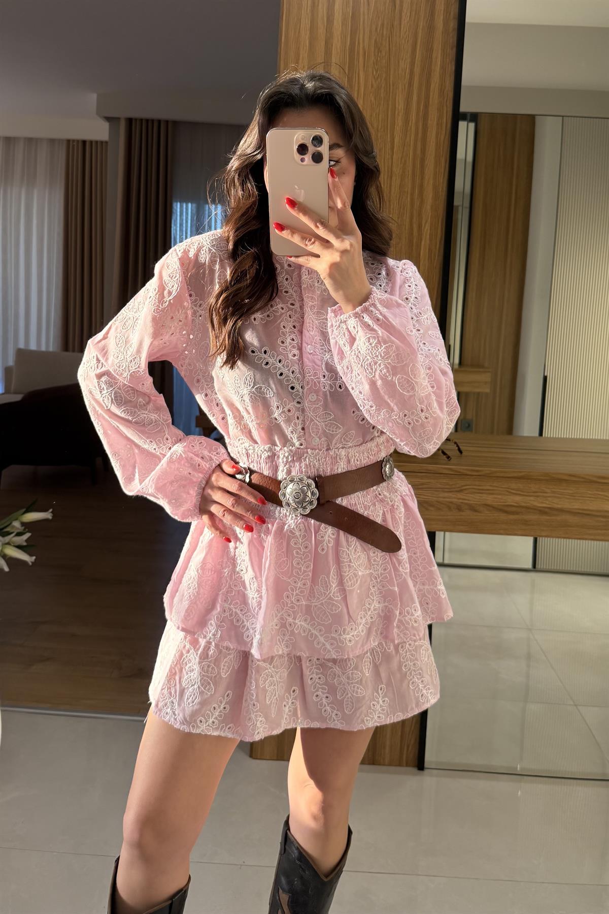 Dreams Pembe Fisto Etekli Takım