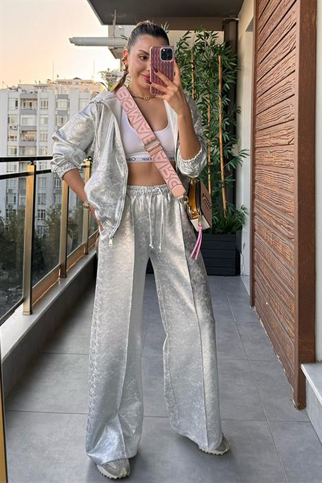 Dulce Silver Kapuşonlu Eşofman Takım