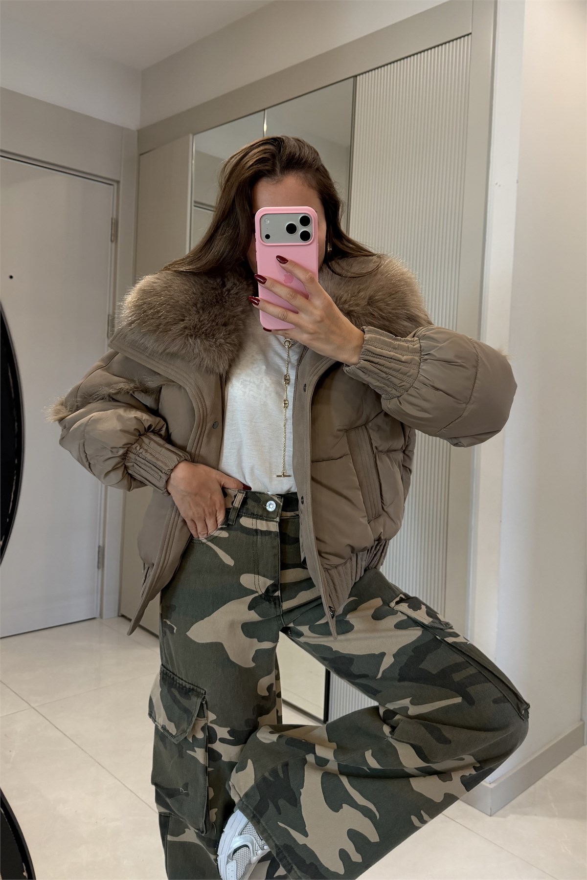 Dyson Vizon İçi Kürklü Şişme İthal Mont