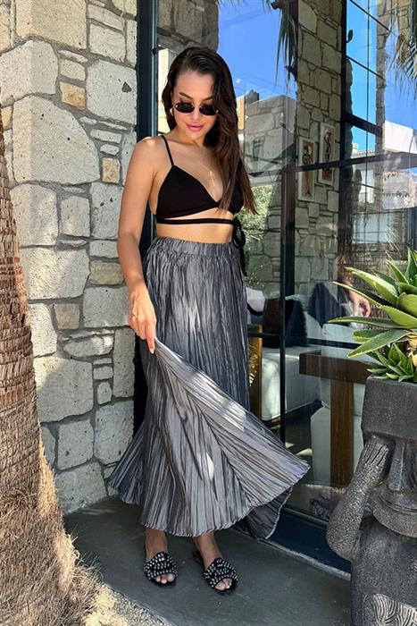 Elain Midi Füme Etek