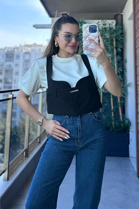 Elina Büstiyerli Tshirt Takım