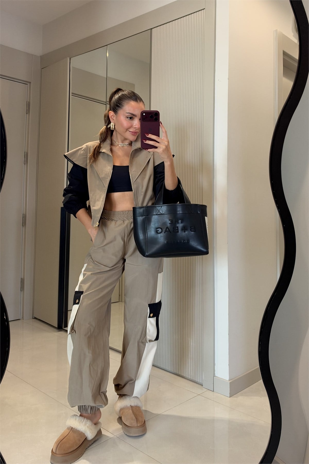 Elvia Kontrast Cep Detaylı Premium Takım