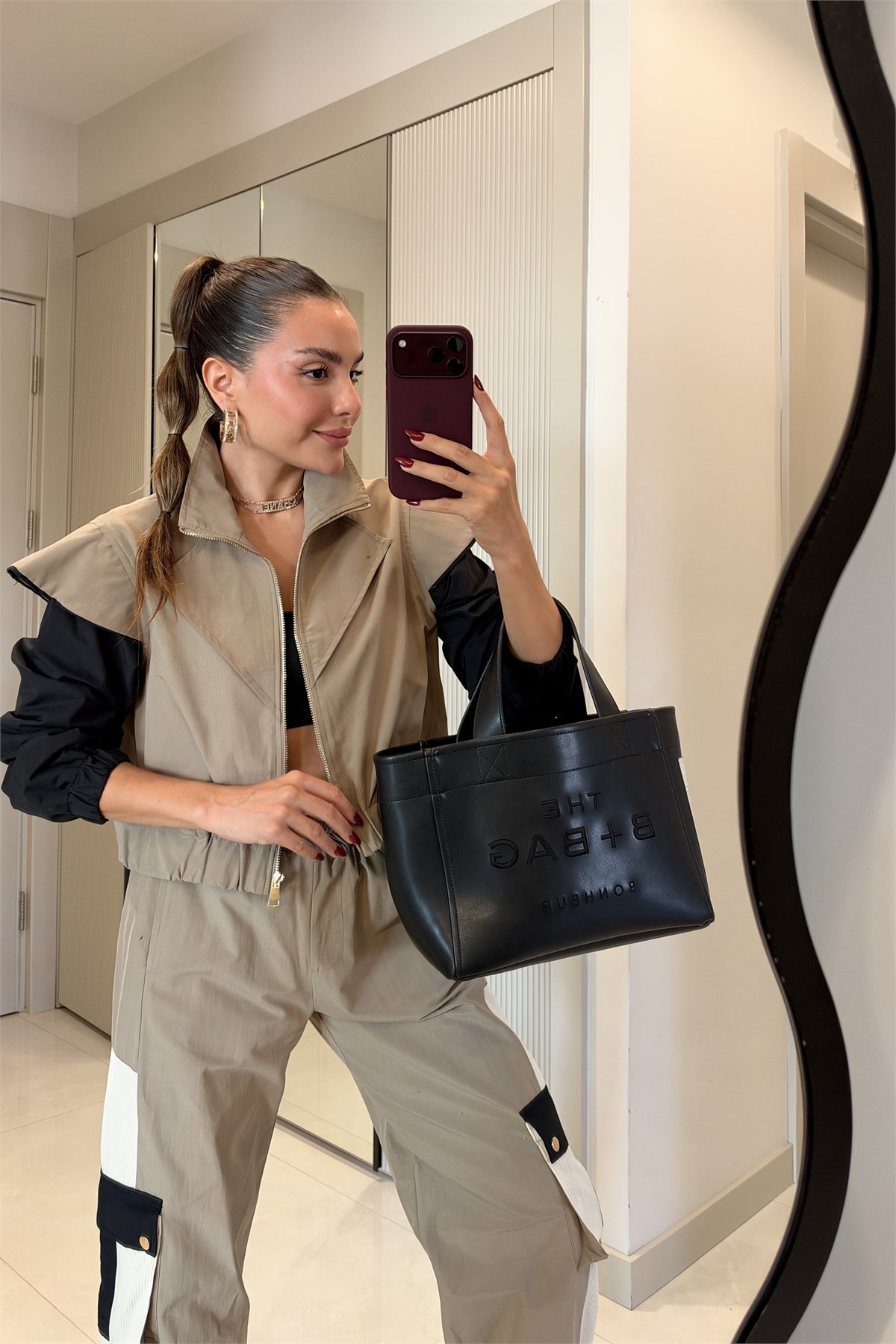 Elvia Kontrast Cep Detaylı Premium Takım