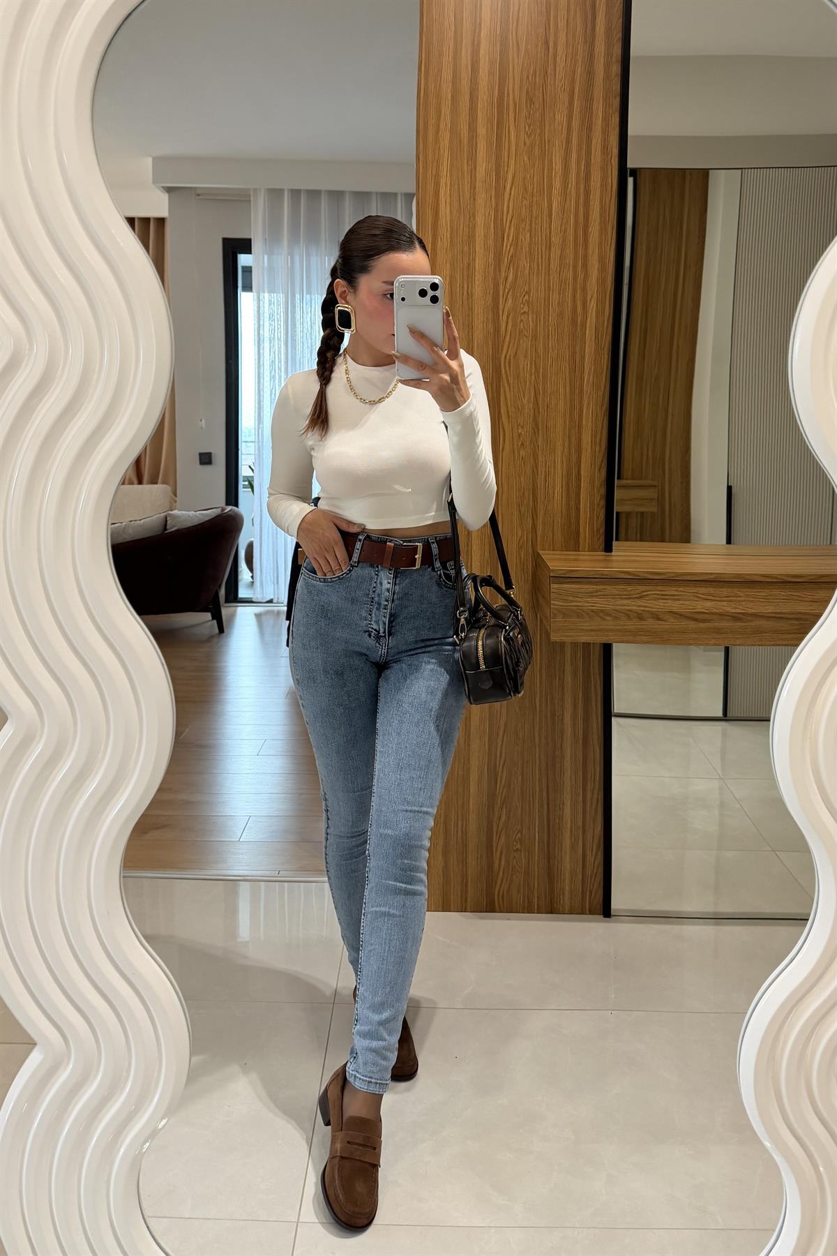 Elwin Midblue Skinny Jean