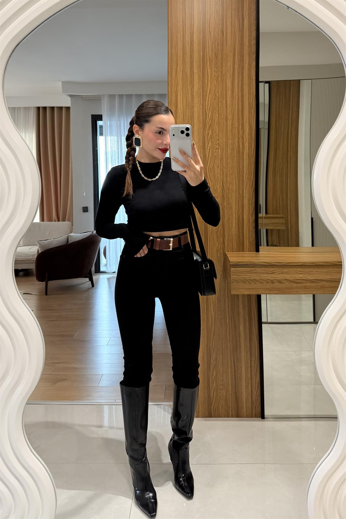 Elwin Siyah Skinny Jean