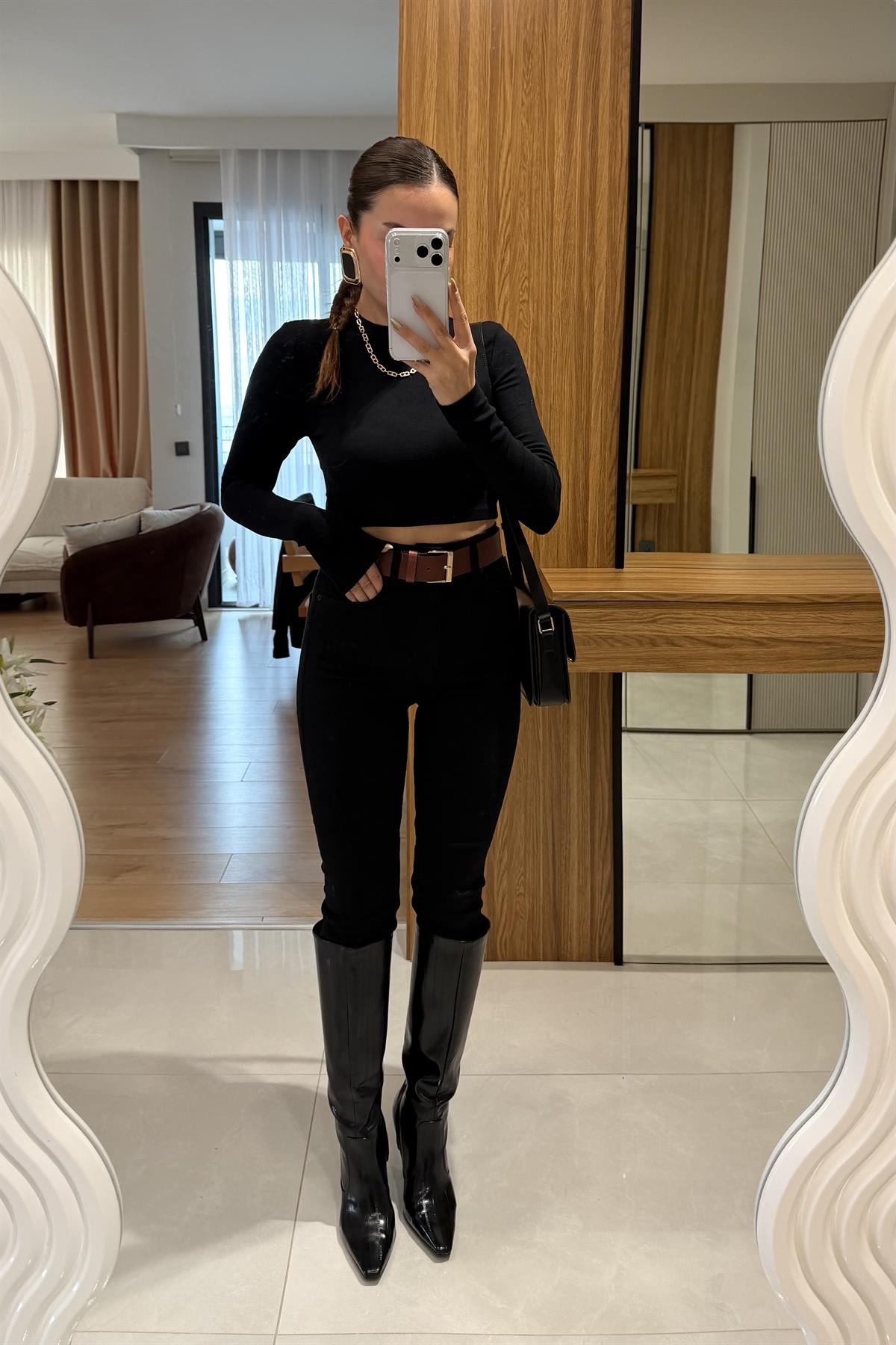 Elwin Siyah Skinny Jean