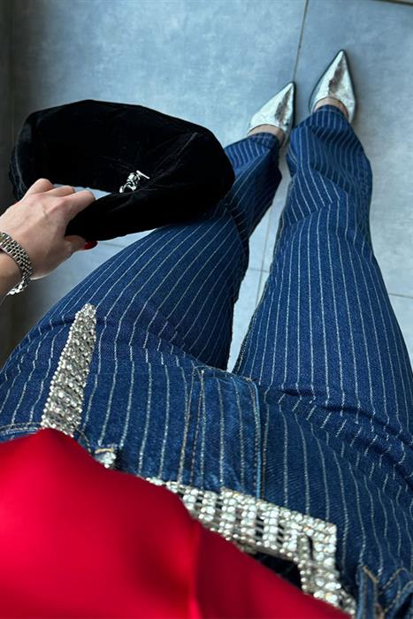 Escobar Sim Geçişli Palazzo Jean - Mavi