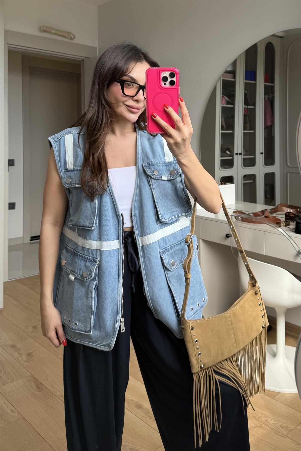 Felecia Denim Yelek