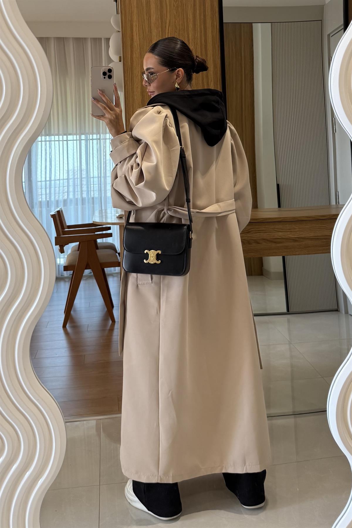 Fergus Balon Kol Tasarım Trenç