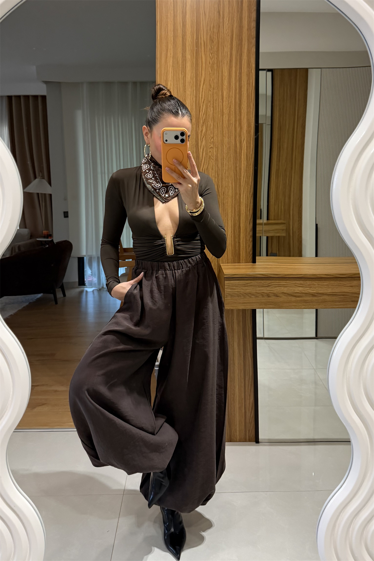 Florencia Haki Göğüs Tokalı Body