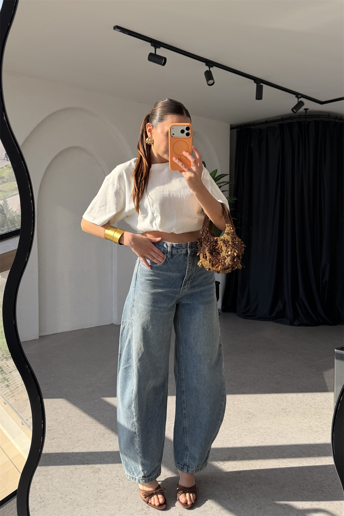 Forel Midblue Baggy Jean