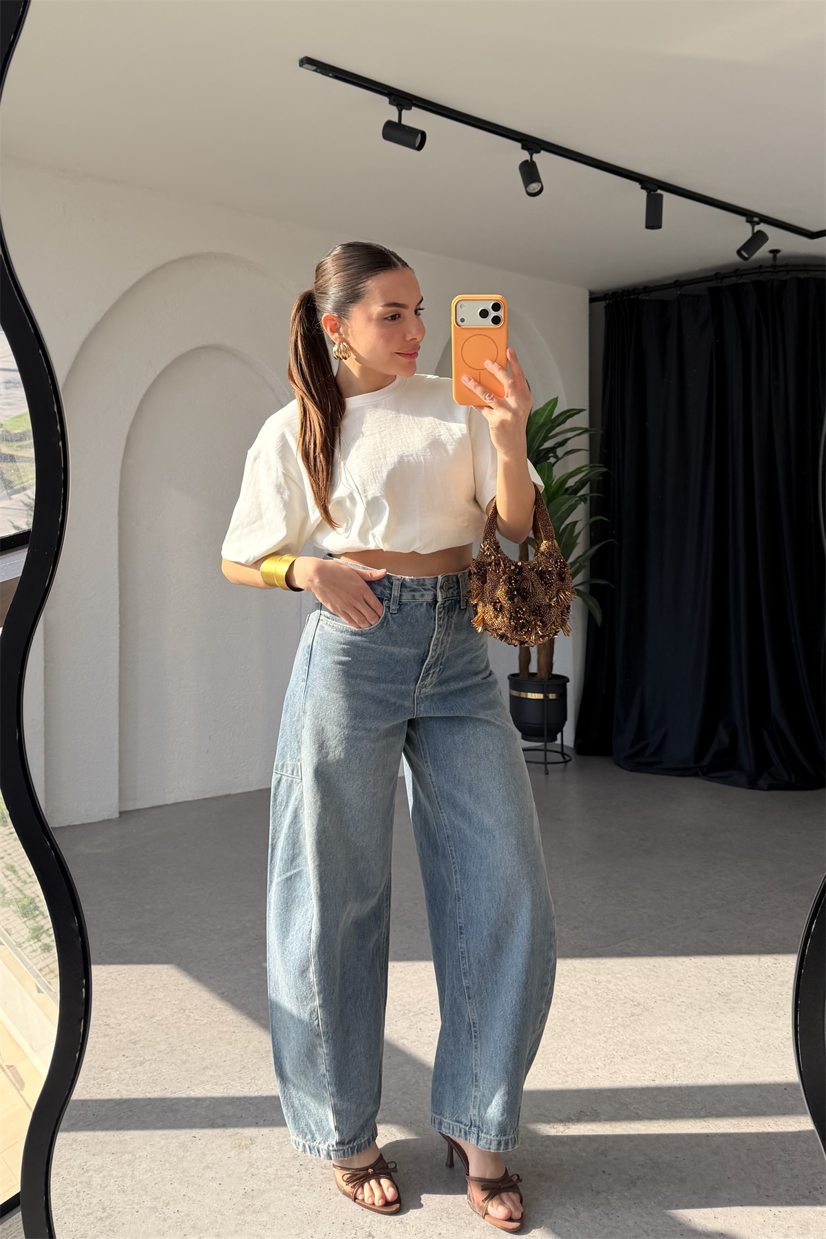 Forel Midblue Baggy Jean