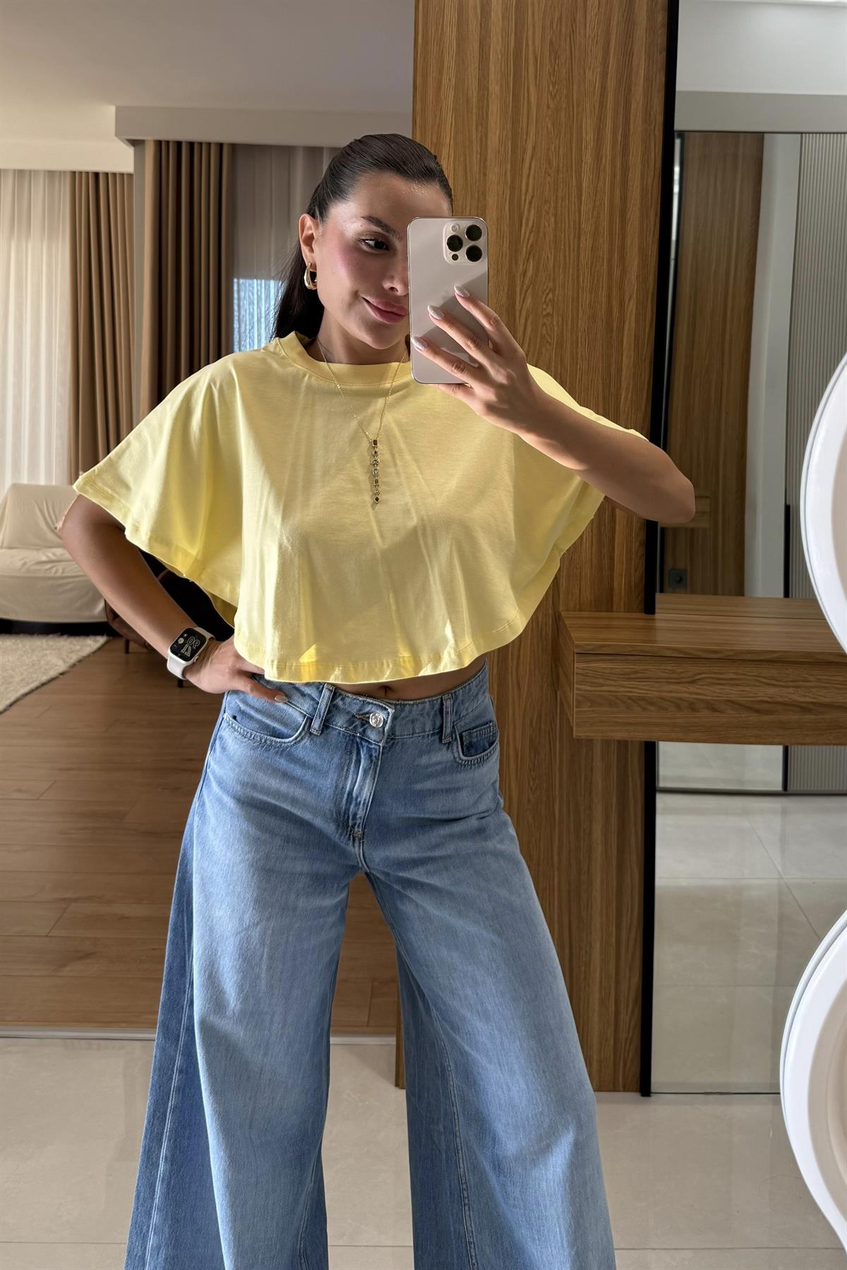 Foxy Sarı Panço Tshirt 