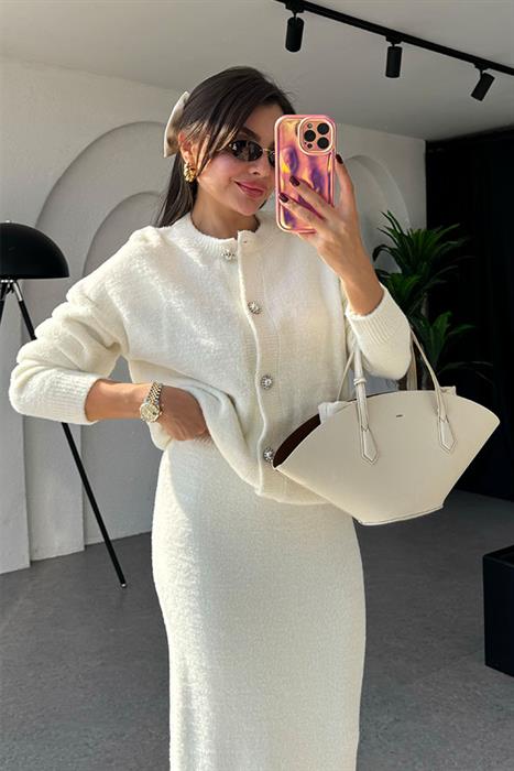 Frame Yumoş Beyaz İkili Takım 