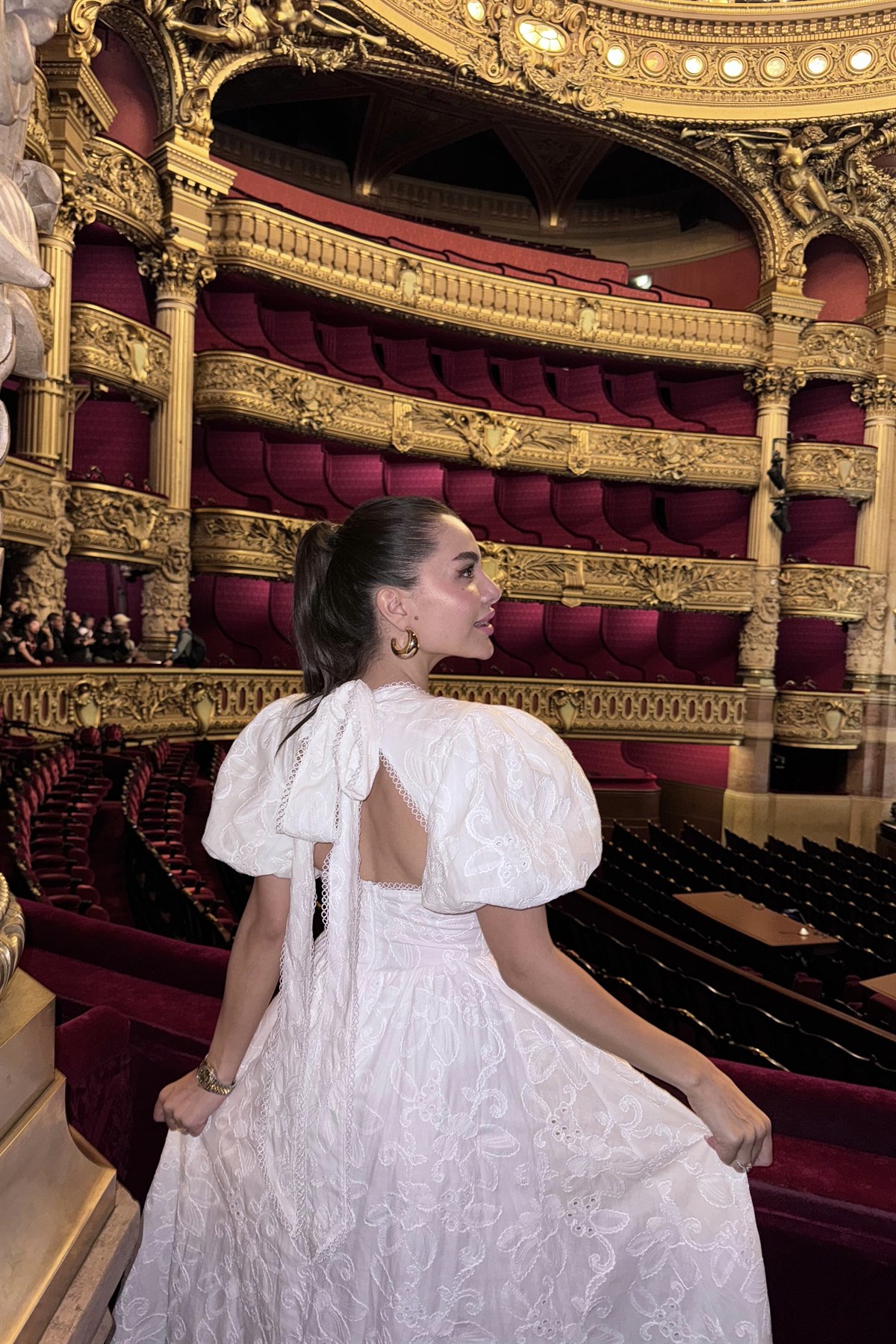 Garnier Sırt Dekolteli Fisto Elbise
