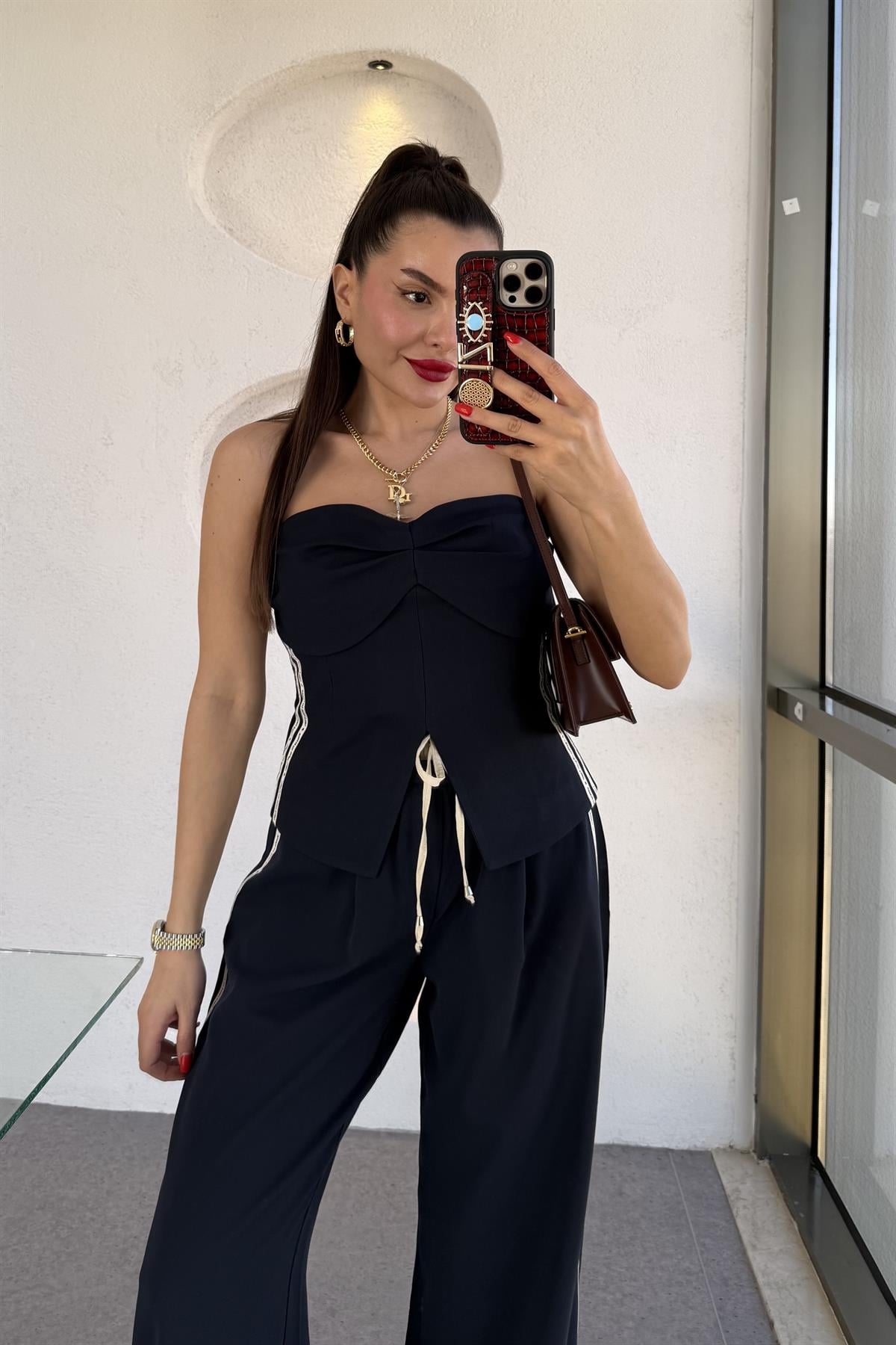 Girls Power Bel Detaylı Pantolon