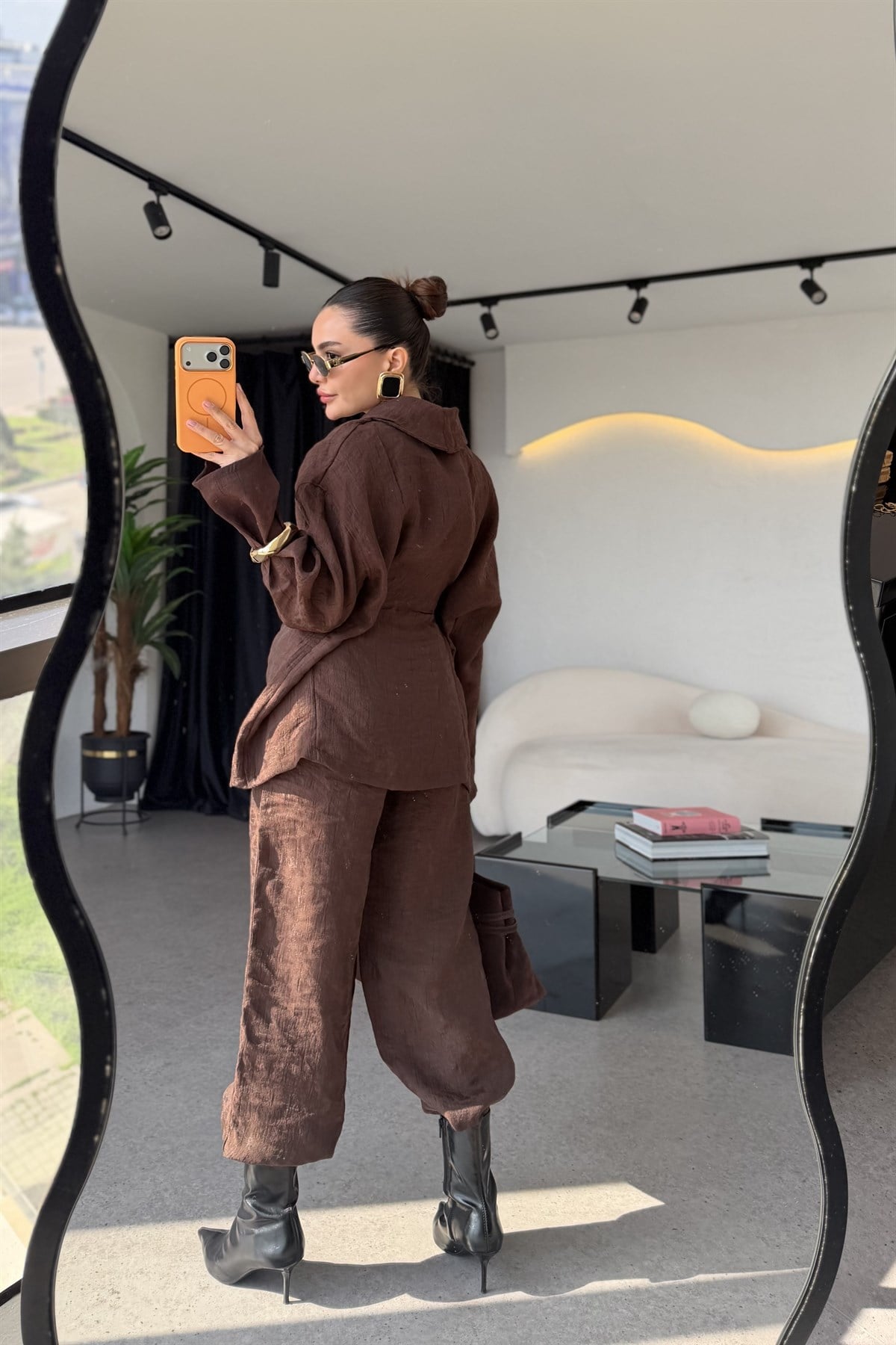 Godness Kahve Dokulu Premium Takım