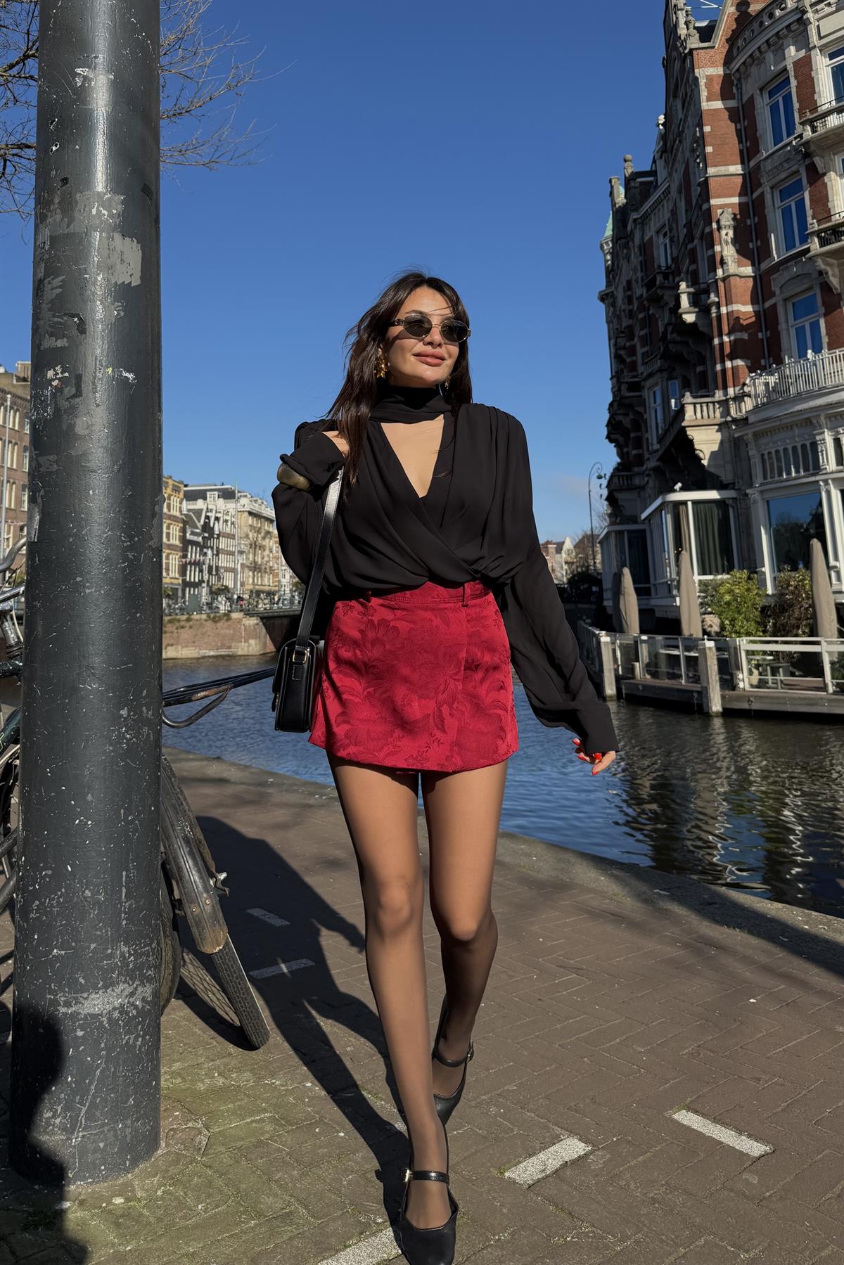 Gouda Siyah Tasarım Gömlek