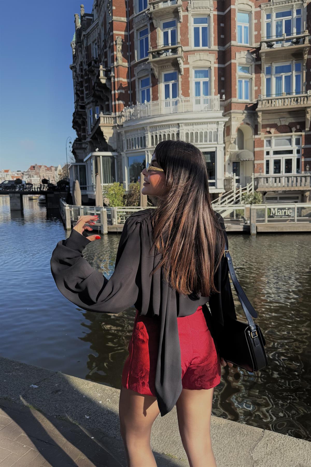 Gouda Siyah Tasarım Gömlek