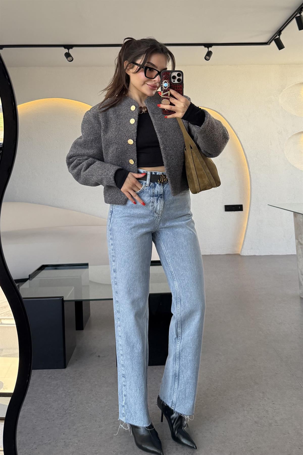 Gravita Kesikli Boru Paca Jean