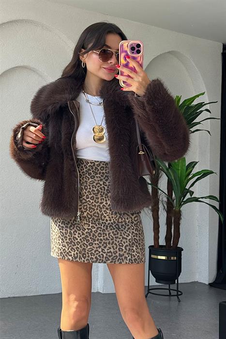 Harriet Mini Leopar Etek