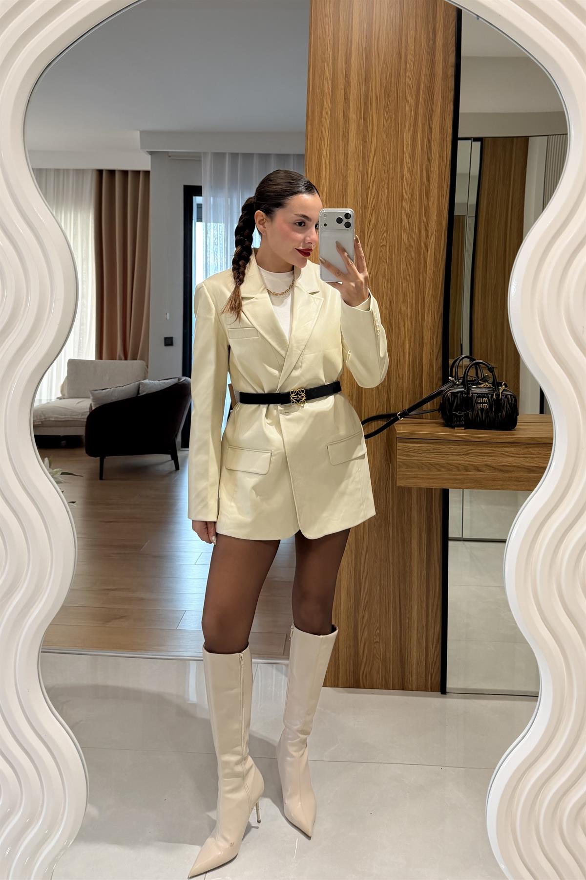 Henri Krem Deri Blazer