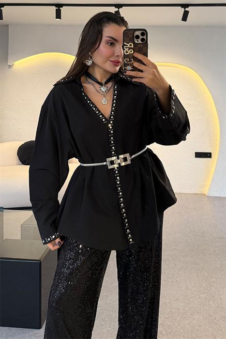 Heny Gümüş İnce Kemer