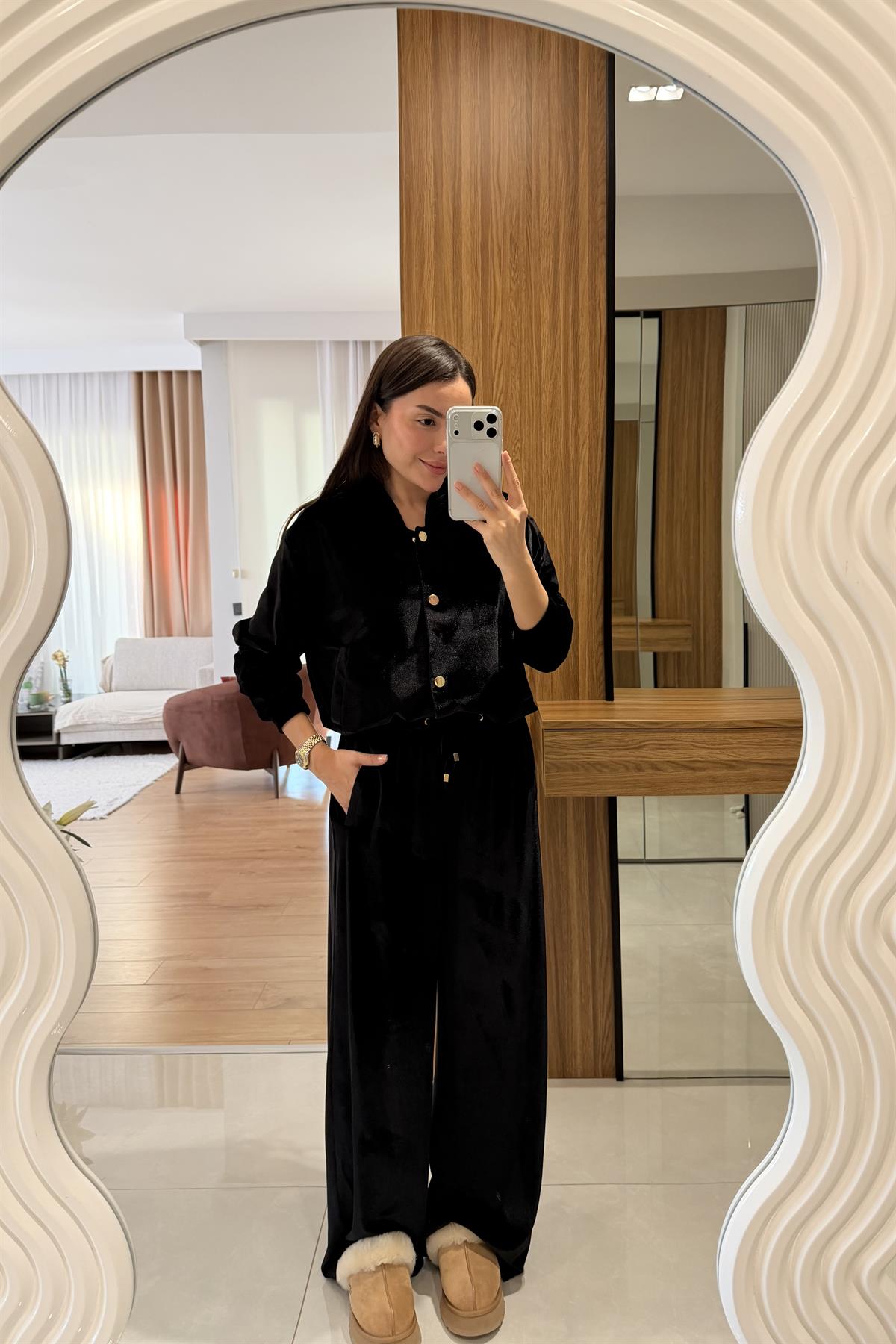 Hilary Kadife Ceket Pantolon Takım