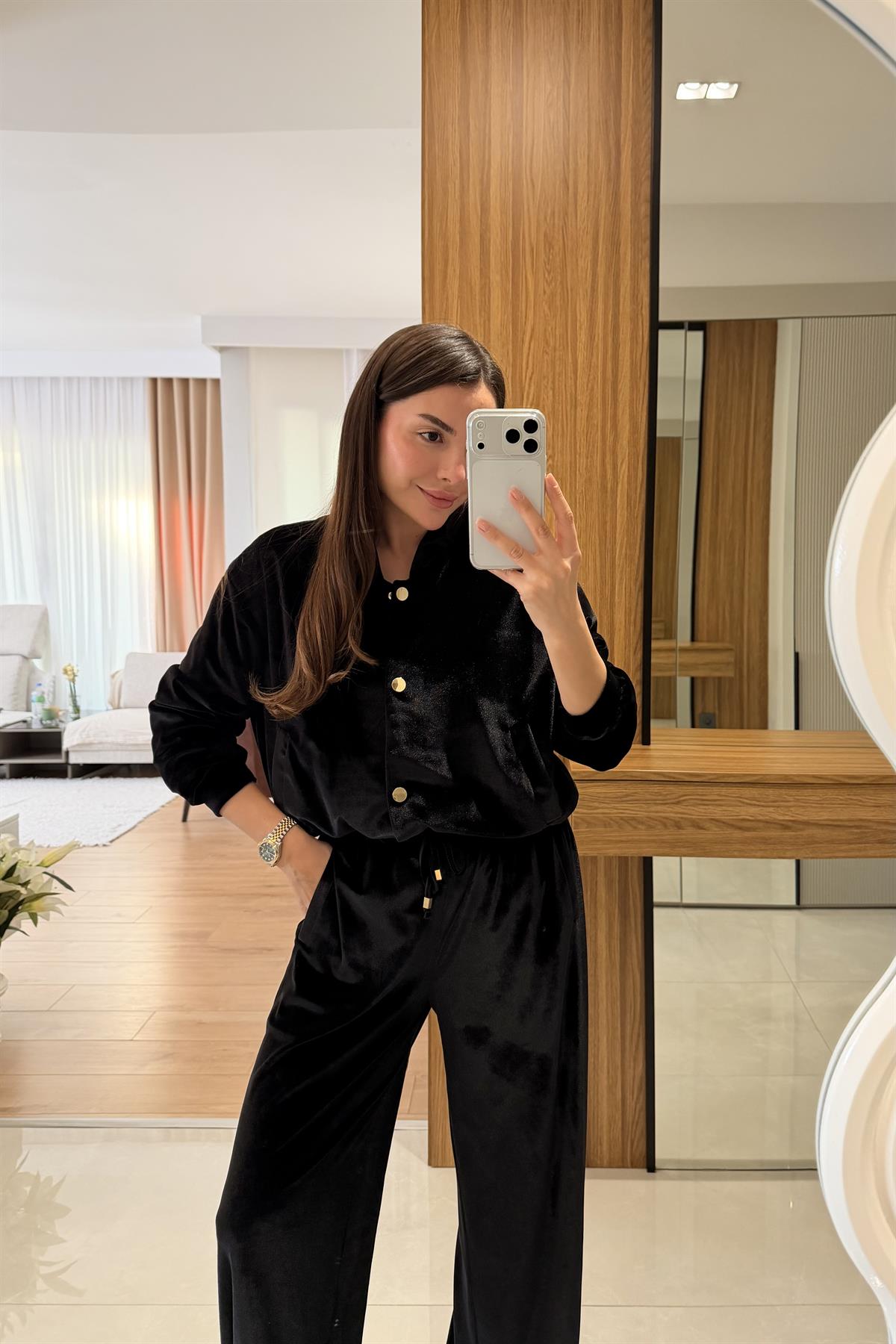 Hilary Kadife Ceket Pantolon Takım