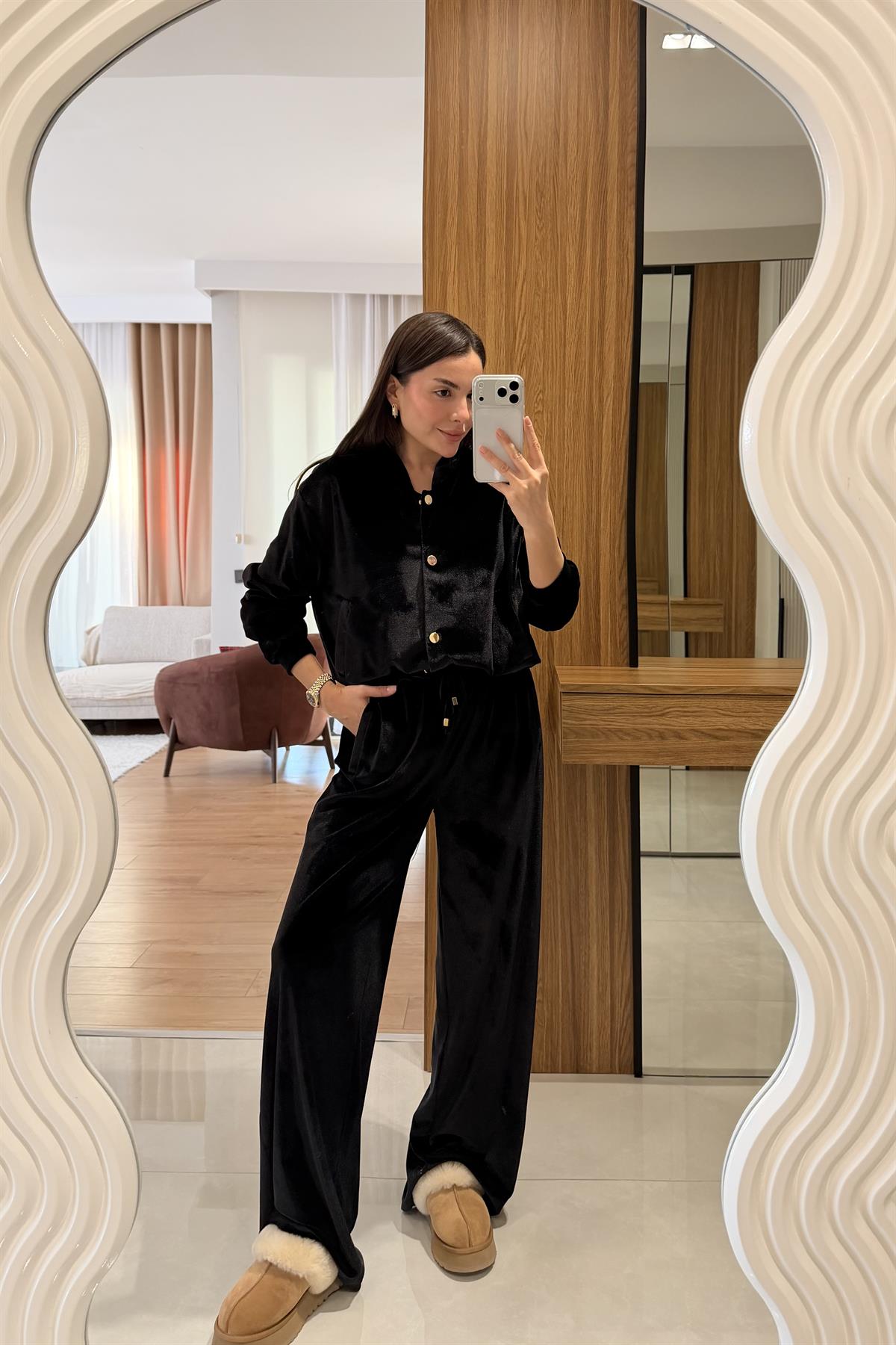 Hilary Kadife Ceket Pantolon Takım