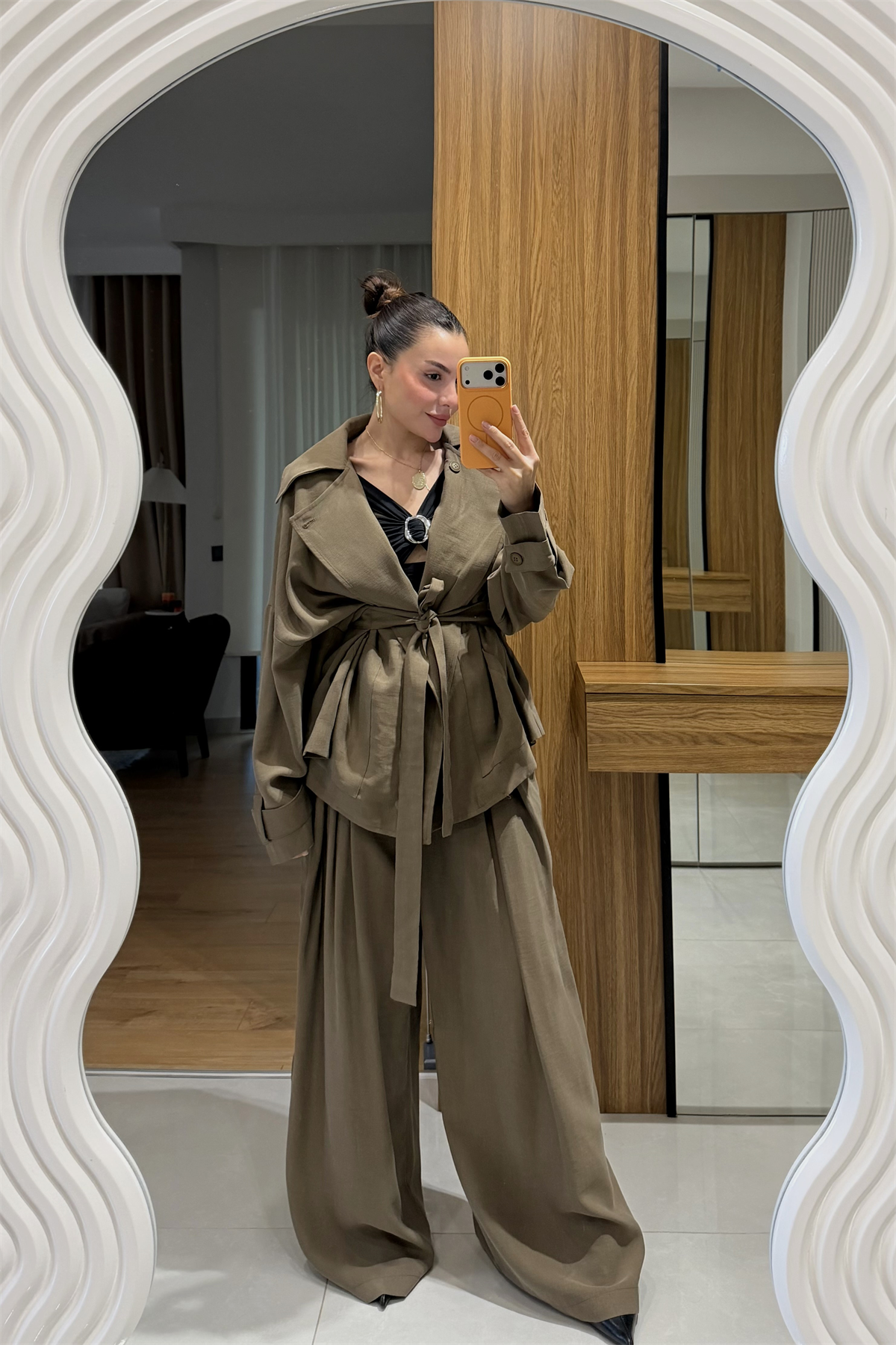 Holia Haki Premium İkili Takım