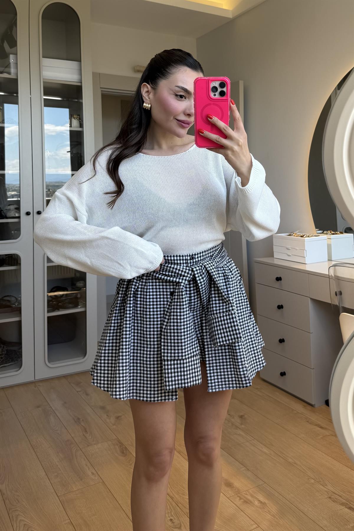 İtalian Beyaz Merserize Triko