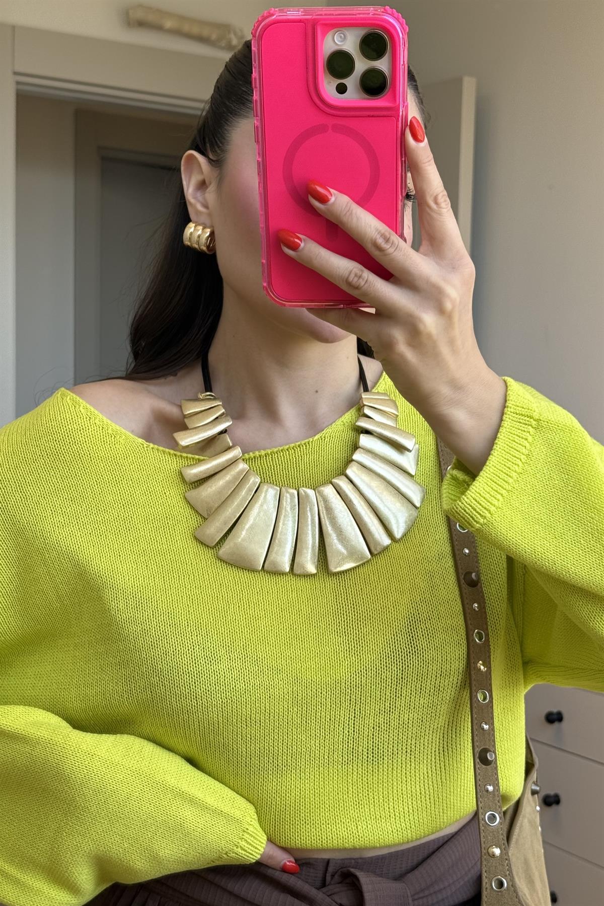 İtalian Fıstık Yeşili Merserize Triko