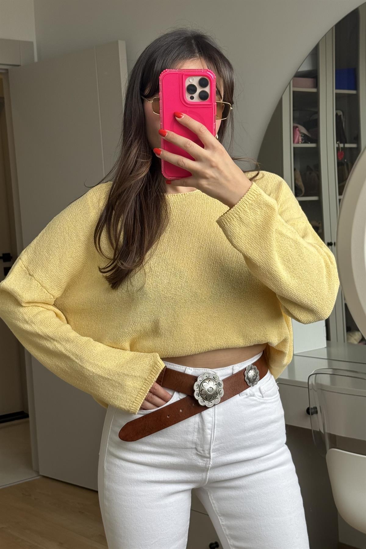 İtalian Sarı Merserize Triko