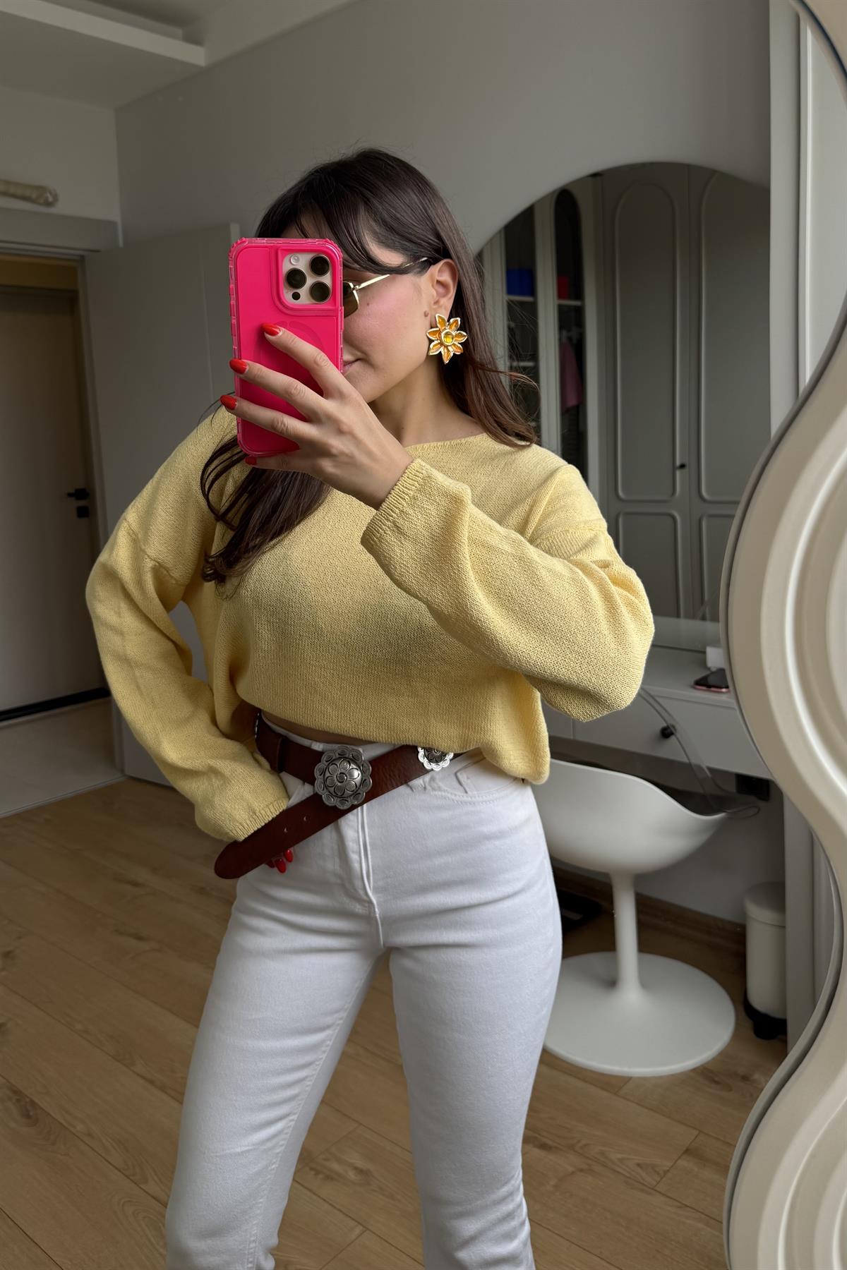 İtalian Sarı Merserize Triko