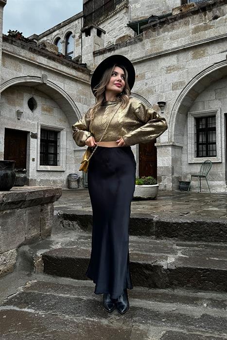 Jambu Siyah Saten Etek