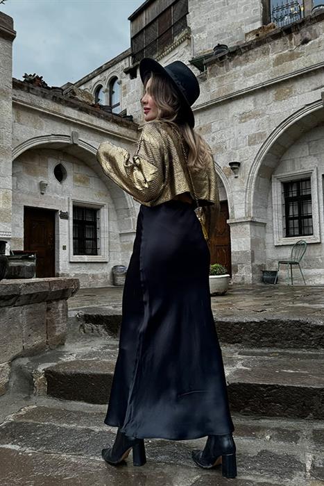 Jambu Siyah Saten Etek