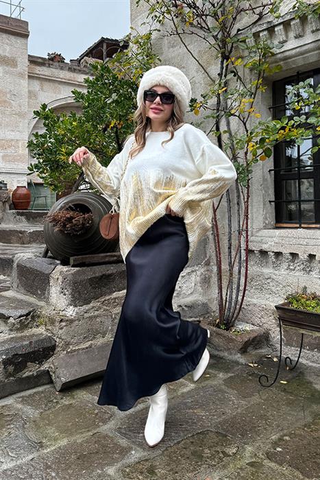 Jambu Siyah Saten Etek